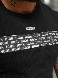 Muška Majica Crna OZONEE O/B1216