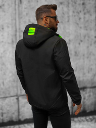 Muška softshell jakna crno-zelena OZONEE JS/HH026/1AZ