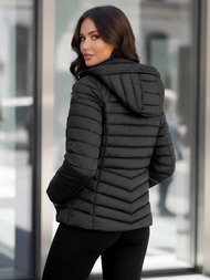 Ženska Jakna Crna OZONEE JS/11Z8226Z