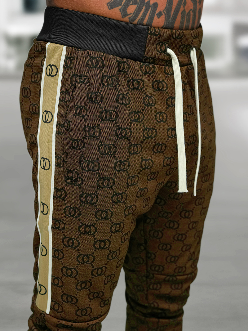 Muška Trenirka Tamno-Bež OZONEE O/FF5110AB