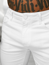 Muške traper kratke hlače bijele OZONEE O/UM873