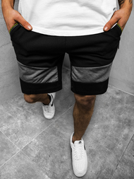 Muške kratke hlače Crne OZONEE JS/KS2515Z