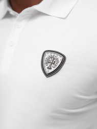 Muška polo majica bijela OZONEE NB/MT3121