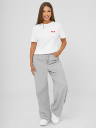 Ženska majica bijele OZONEE JS/R61658