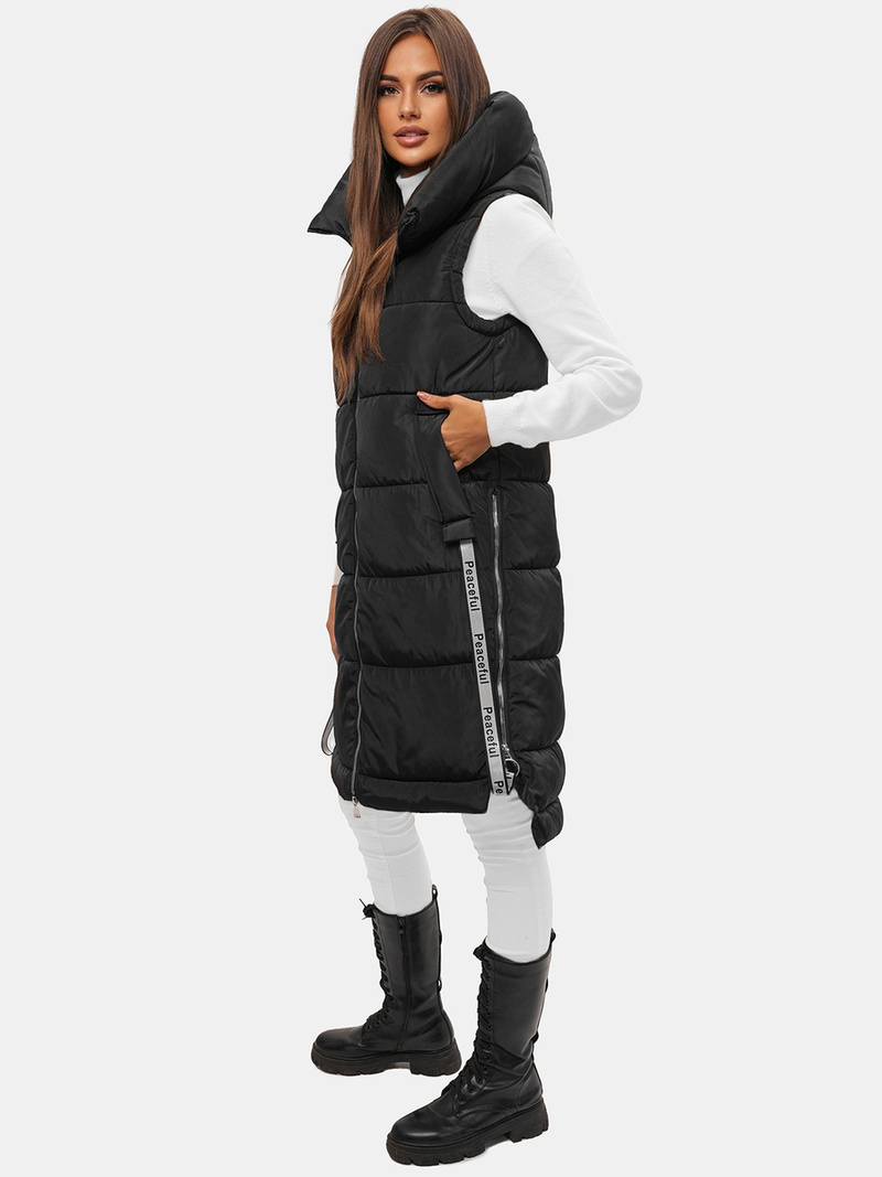 Ženski prsluk crni OZONEE O/DK113/1