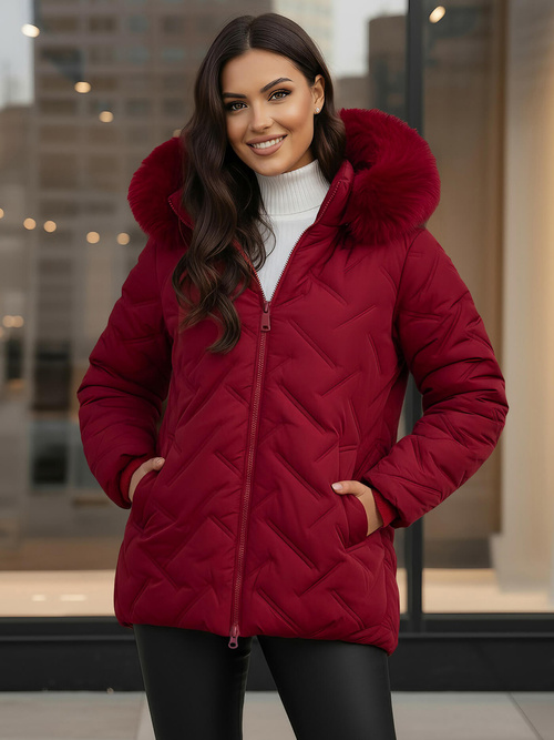 Ženska jakna Bordo OOZONEE JS/16M9296/06Z