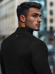 Muški Džemper Crni OZONEE NB/MM6020/4Z