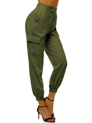 Ženske jogger hlače Kaki OZONEE O/HM005