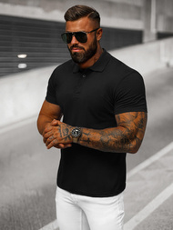 Muška polo majica crna OZONEE JS/8T80/3Z