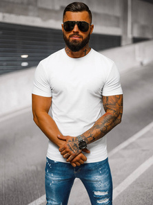 Muška Majica Bijeli OZONEE NB/MT3001Z