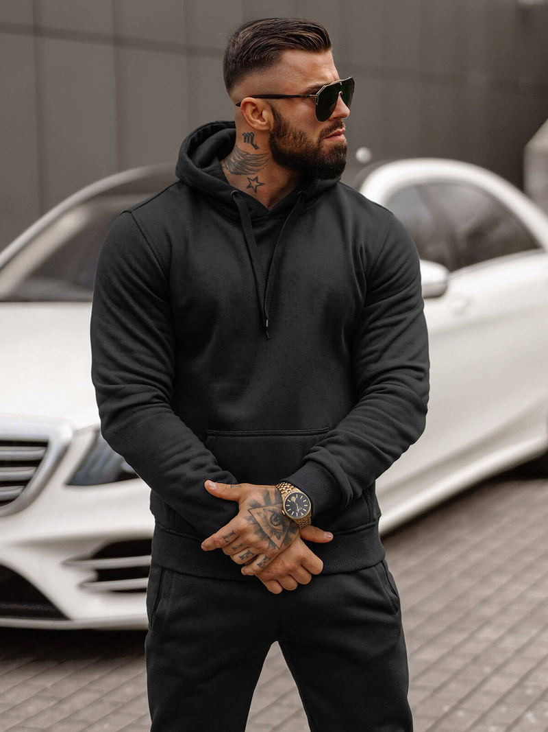 Muška trenirka crna OZONEE JS/68C10381/3Z