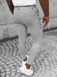 Muške Chino Hlače Sive OZONEE O/P4049