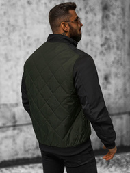 Muška proljetna jakna tamnozelena OZONEE JS/84M3022/136