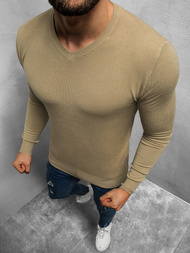 Muški džemper Bež OZONEE TMK/YY03/11Z