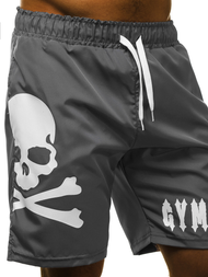 Muške kratke hlače za kupanje grafitne OZONEE O/1011