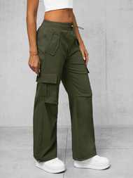 Ženske hlače kaki OZONEE O/TT00393