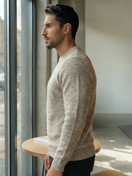 Muški džemper bež OZONEE JS/59B3600/155