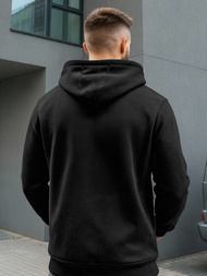 Muška dukserica s kapuljačom crna OZONEE JS/8B1969/3