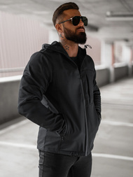 Muška softshell jakna crna OZONEE JS/27B6523/3Z