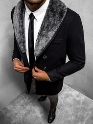 Muški kaput crni OZONEE O/5626