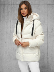Ženska jakna ecru OZONEE JS/5M3251/281Z