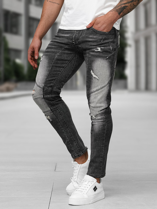 Muške traperice crne OZONEE NB/MP0045NZ