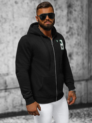 Muška dukserica s kapuljačom crna OZONEE NB/MF2006