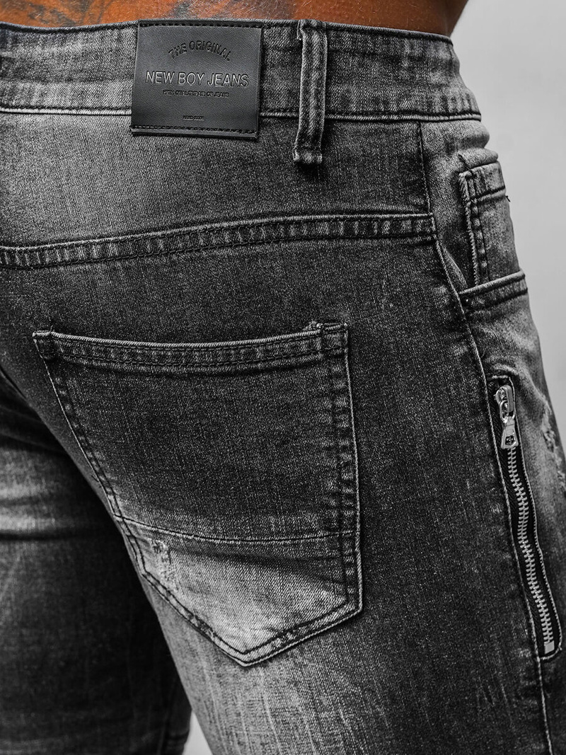 Muške traperice crne OZONEE NB/MP007NZ