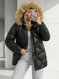 Ženska jakna crna OZONEE O/5M3226/392Z