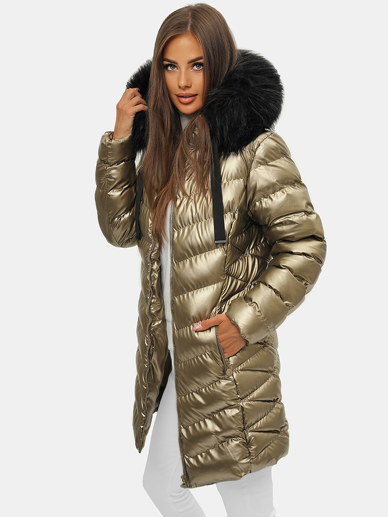 Ženska Jakna Zlato OZONEE JS/M778/403