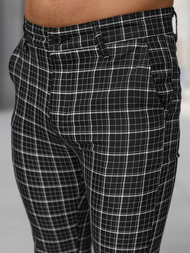 Muške chino hlače crne OZONEE DJ/5515Z