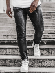 Muške jogger traperice Crne OZONEE JS/KK1098