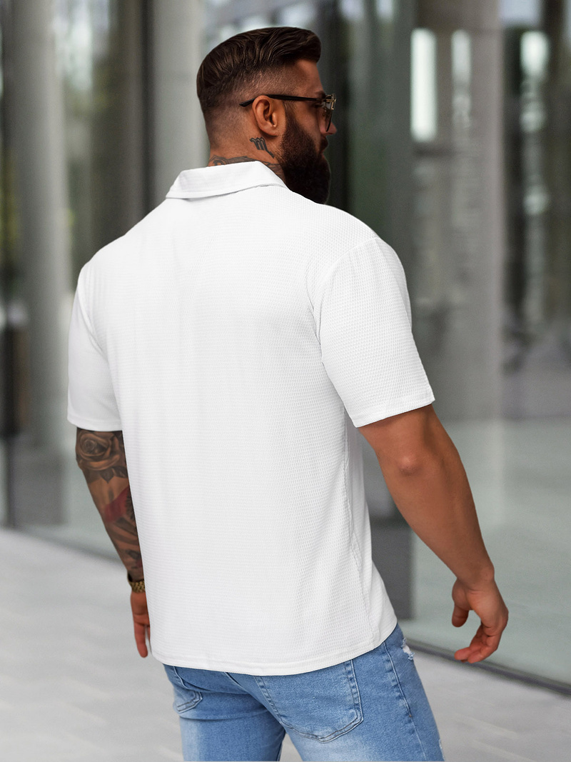 Muška polo majica bijela OZONEE O/YN2/593