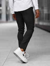 Muške chino hlače crne OZONEE DJ/5526Z