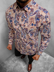 Muška košulja Bež OZONEE B/G45