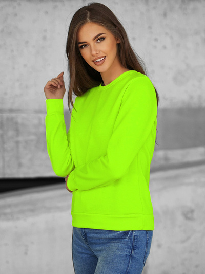 Ženska dukserica neonsko zelena OZONEE JS/W01Z