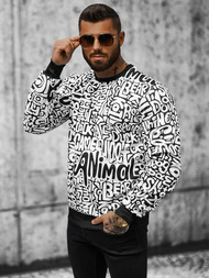 Muška Dukserica Bijela OZONEE JS/8B1131/1