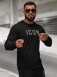 Muška Dukserica Crna OZONEE O/D7394