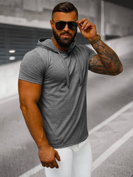 Muška majica grafitni OZONEE JS/8T89/5