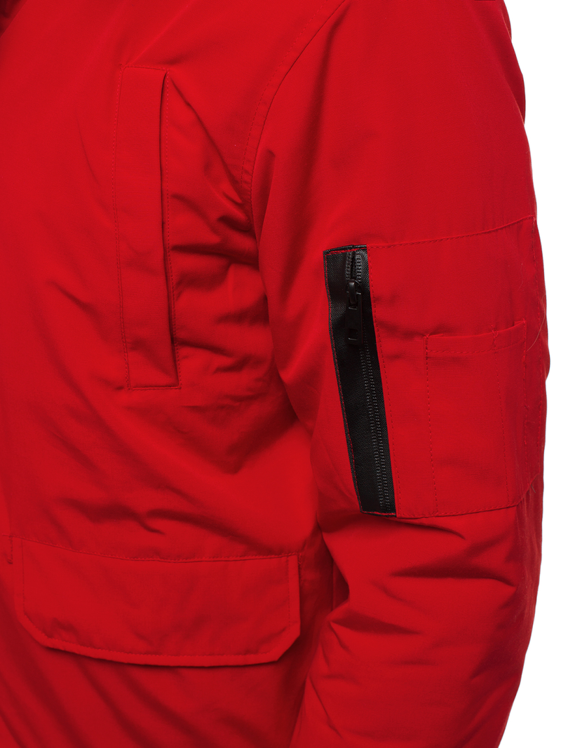 Muška jakna crvena OZONEE JS/2019005