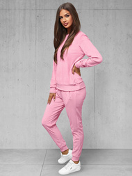 Ženski trenirka od velura puder ružičasta OZONEE O/8C1173/38Z