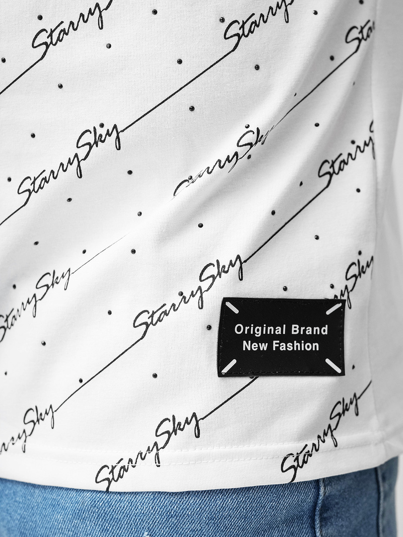 Muška Majica Bijeli OZONEE O/QQ1323