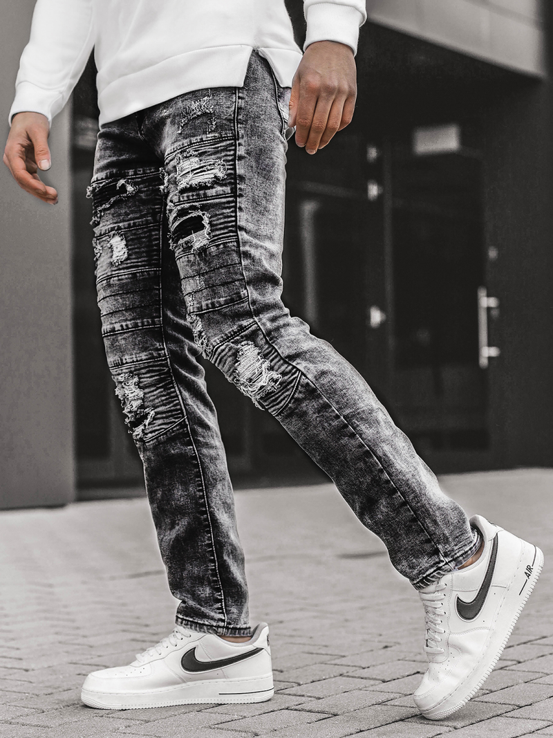 Muške traperice grafitne OZONEE V/19194