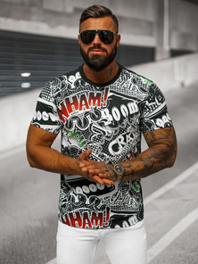 Muška majica crna OZONEE O/T137/3