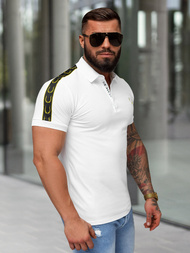 Muška polo majica bijela OZONEE O/QQ1337