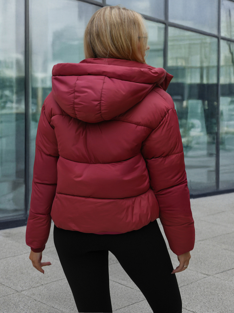 Ženska Jakna Bordo OZONEE JS/16M9188/06Z