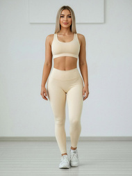 Ženske Sportske Tajice Ecru OZONEE JS/17K580/1Z