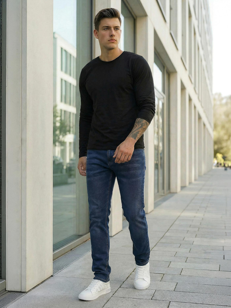 Muške traperice tamnoplave OZONEE DO/4048/2Z