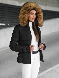 Ženska Zimska Jakna Crno-Smeđa OZONEE JS/5M768/392Z