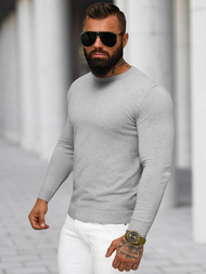 Muški Džemper Sivi OZONEE NB/MMB602/2Z